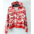 Ladies' Zipper Hoody with Fashion Camouflage Color